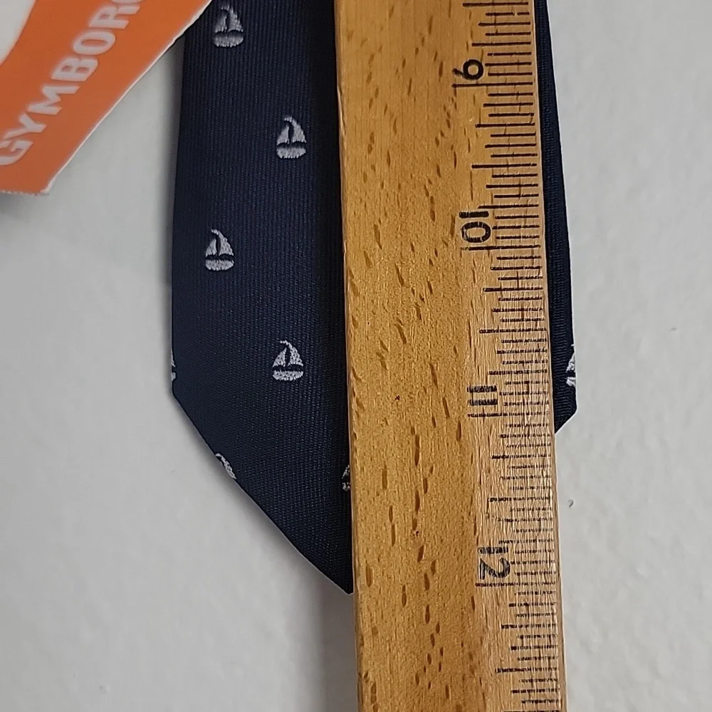 NWT Nautica Gymboree Navy Blue Sailboat Tie Boys 2T-5T